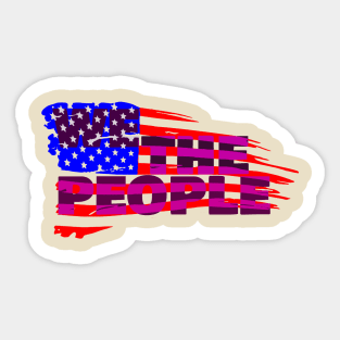 USA FLAG 3 Sticker